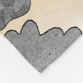 First Rodeo Birthday 12 Month Photo Collage  フリースブランケット (角)