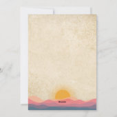 first rodeo birthday invitation シーズンカード (裏面)