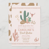 First Rodeo Birthday Invitation 招待状 (正面/裏面)