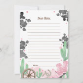 First Rodeo Boho Wild West Time Capsule Cards 招待状 (正面)