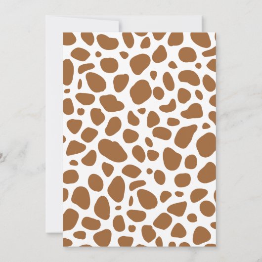 First Rodeo Cowbow Western 1st Birthday Invitation 招待状 (裏面)