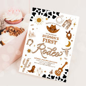 First Rodeo Cowboy Birthday Invitation 招待状