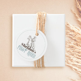 First Rodeo Cowboy Western Boy 1st Birthday フェイバータグ