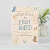 First Rodeo First Birthday Partyへの招待 招待状 (スタンド正面)