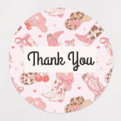 First Rodeo Girls Thanks You Labels ラベル (デザイン2)