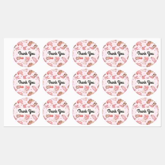 First Rodeo Girls Thanks You Labels ラベル (シート)