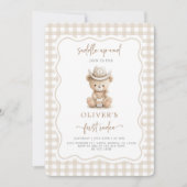 First Rodeo Invitation 招待状 (正面)