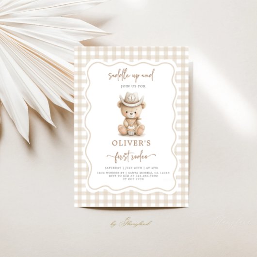 First Rodeo Invitation 招待状