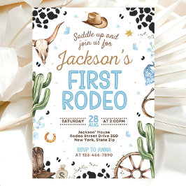 First Rodeo Invitation, My 1st Rodeo Invitation 招待状