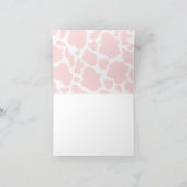 First Rodeo Pink Cowgirl Western Birthday サンキューカード (内部)