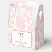 First Rodeo Pink Cowgirl Western Birthday フェイバーボックス (オープン)