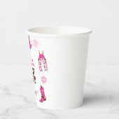 First Rodeo Pink Western Cowboy誕生日 紙コップ (左)
