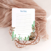 First Rodeo Pink Wild West Time Capsule Cards 招待状