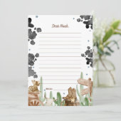 First Rodeo Rustic Wild West Time Capsule Cards 招待状 (スタンド正面)