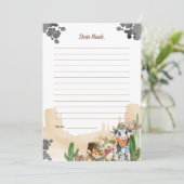 First Rodeo Rustic Wild West Time Capsule Cards 招待状 (スタンド正面)