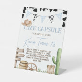 First Rodeo Time Capsule Sign 台座サイン (正面)