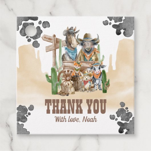 First Rodeo Wild West Thank You フェイバータグ (正面)