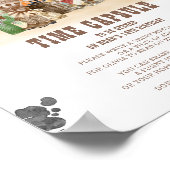 First Rodeo Wild West Time Capsule Sign ポスター (角)