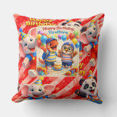 First round character cushion クッション (正面)