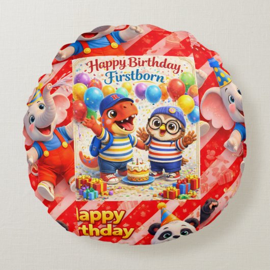 First round character cushion de ラウンドクッション (正面)