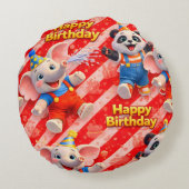 First round character cushion de ラウンドクッション (裏面)