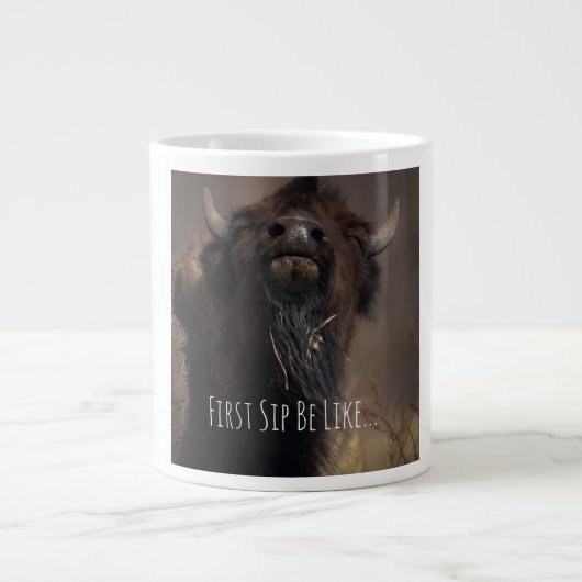 First Sip!  ジャンボコーヒーマグカップ (正面)