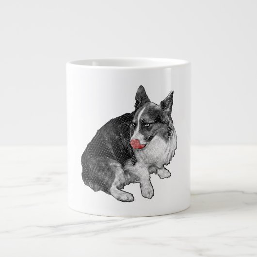 First Sip, Cherry Wink ジャンボコーヒーマグカップ (正面)