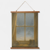 First Snow – Magic Beyond the Glass 吊り下げ型タペストリー (正面)