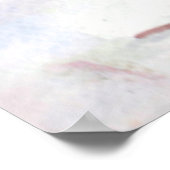 FIRST SNOWSKIS - WATER COLOR POSTS - H DAVIDSHN ポスター (角)