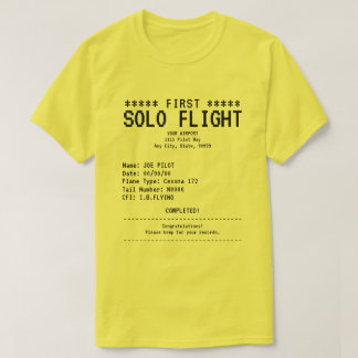 First Solo Flight T-Shirt Tシャツ