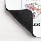 First Speech Then Beach Funny Speech Therapy Summe マウスパッド (コーナー)