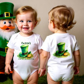 First St. Patrick’s Day for Tiny Treasure Hunters ベビーボディスーツ