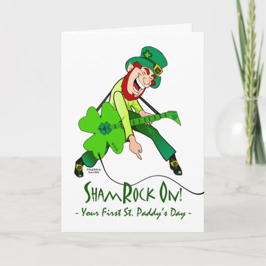 First St. Patrick's Day, Rock Star Leprechaun カード (正面)