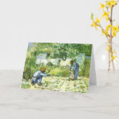 First steps, 1890 Vincent van Gogh. カード (黄色い花)