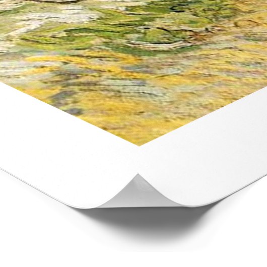 First Steps by Vincent van Gogh 1890 ポスター (角)