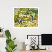 First Steps by Vincent van Gogh 1890 ポスター (ホームオフィス)