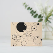 First Study for Some Circles by Wassily Kandinsky ポストカード (スタンド正面)