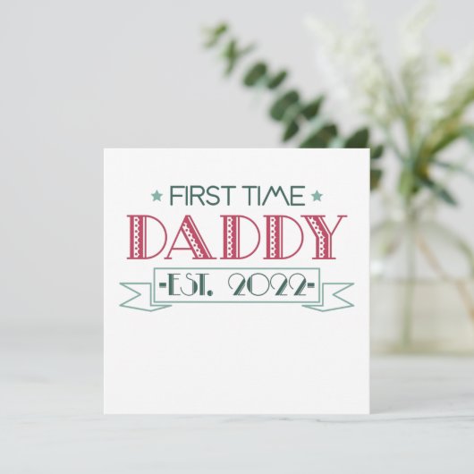 First Time Dad 2022 招待状 (スタンド正面)