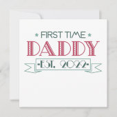 First Time Dad 2022 招待状 (正面)