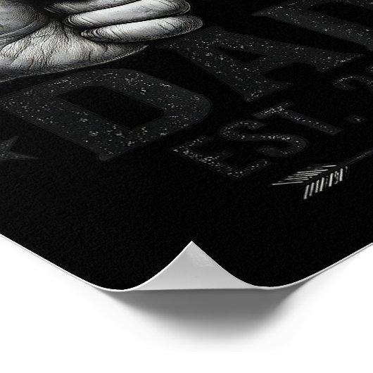 First Time Dad Est 2025 Fist Bump New Dad Father's ポスター (角)