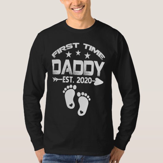 First Time Daddy 2020 New Grandfather to be  Baby Tシャツ (正面)