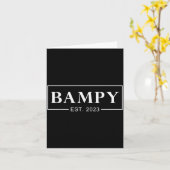 First Time Father For New Bampy Expecting Bampy 20 カード (黄色い花)