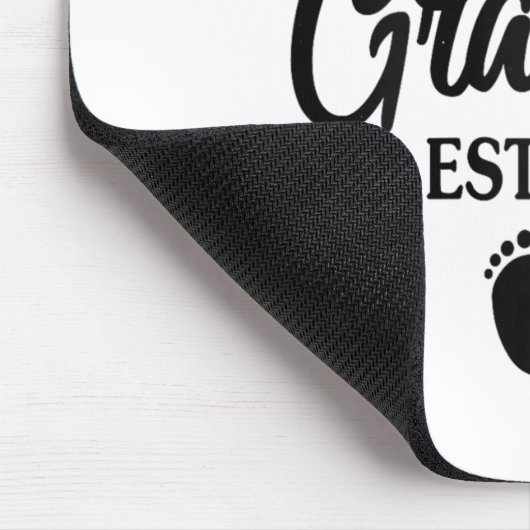 First Time Grandma 2025 Mothers Day Promoted To Gr マウスパッド (コーナー)