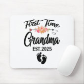 First Time Grandma 2025 Mothers Day Promoted To Gr マウスパッド (マウス)