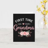 First Time Grandma 2026  カード (黄色い花)