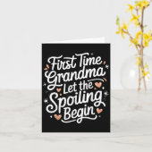 First Time Grandma Let The Siling Begin 2025 New G カード (黄色い花)