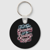 First Time Grandma Let The Siling Begin 2025 New G キーホルダー (正面)