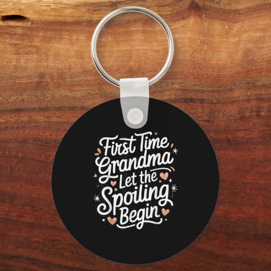 First Time Grandma Let The Siling Begin 2025 New G キーホルダー (正面)