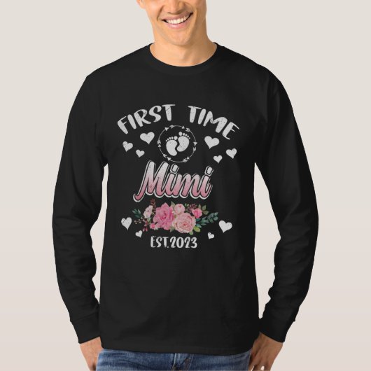 First time Mimi 2023 Mommy Mother s Day Tシャツ (正面)