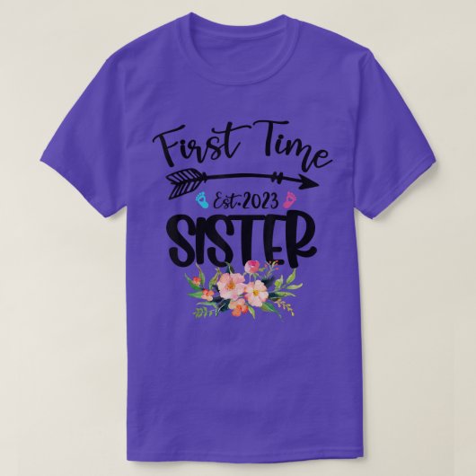 First Time Sister Est 2248 Tシャツ (デザイン正面)